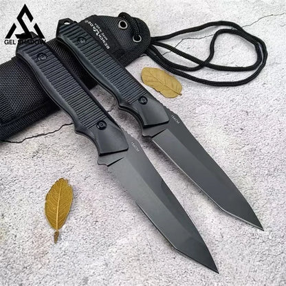 GS224 BenchMade 140BK Black T-Head Semi-Grooved Straight Knife - 未分类