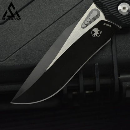 GS225 Microtech Amphibian S/E Manual Blk G10 - Black - 未分类