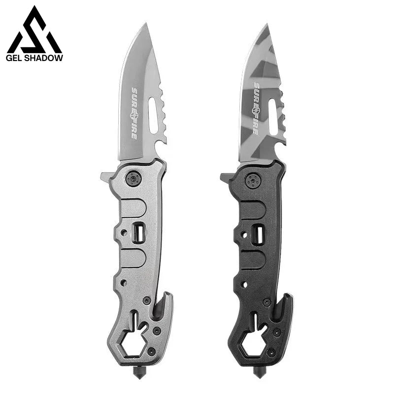 GS225 Outdoor multi-functional emergency knife - White - Pocket Knives