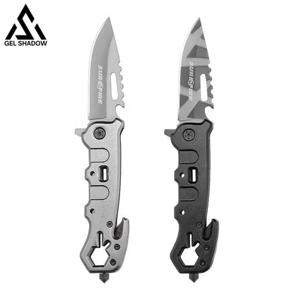 GS225 Outdoor multi-functional emergency knife - White - Pocket Knives