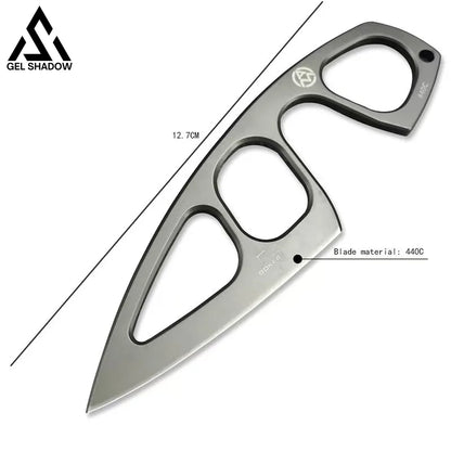 GS226 Boker Plus Miltner Adams MA-2 Fixed 2.5’’ Blade - Grey - Pocket Knives
