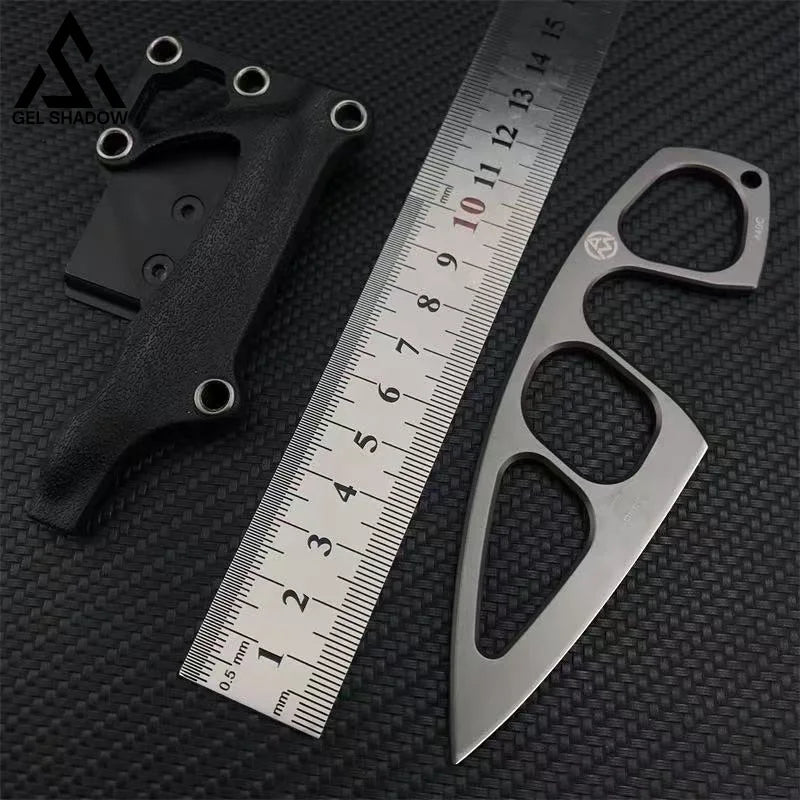 GS226 Boker Plus Miltner Adams MA-2 Fixed 2.5’’ Blade - Grey - Pocket Knives