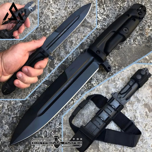 GS228 ExtremaRatio - Silente Knife Black - NOCS State Police - knife with multi-purpose pliers