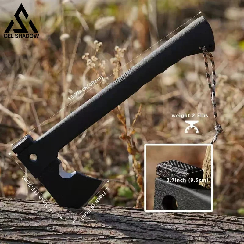 GS230 Multi-functional camping axe - Black - Pocket Knives