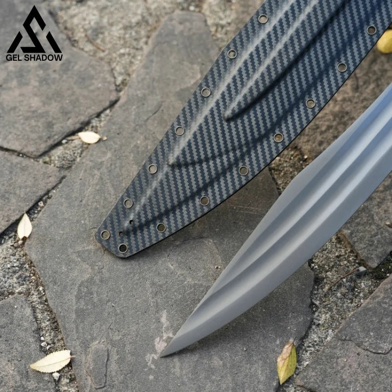 GS232 Tactical bullwhip Katana titanium blade G10 handle