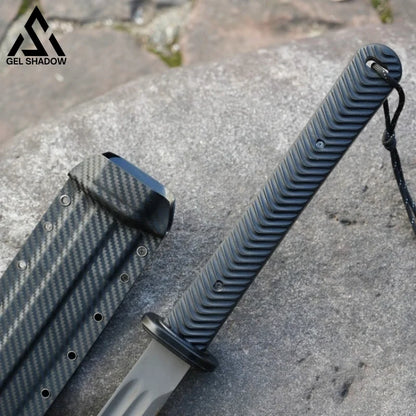 GS232 Tactical bullwhip Katana titanium blade G10 handle