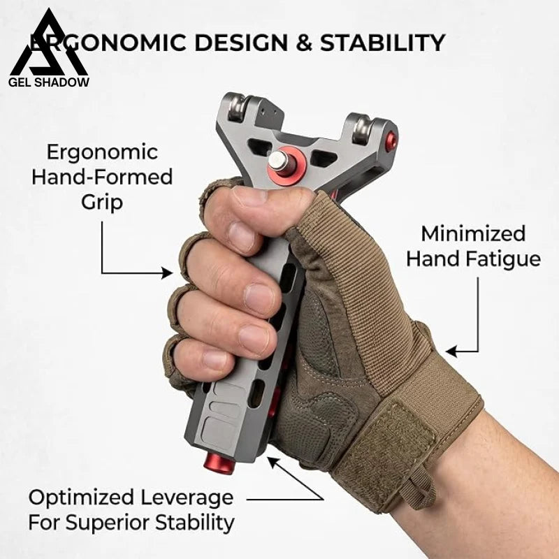 GS234 Semi-auto High Precision Aluminum Alloy Professional Slingshot Catapult