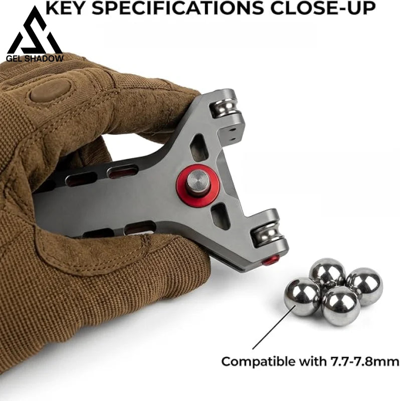GS234 Semi-auto High Precision Aluminum Alloy Professional Slingshot Catapult