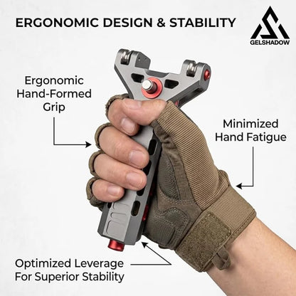 GS234 Semi-auto High Precision Aluminum Alloy Professional Slingshot Catapult
