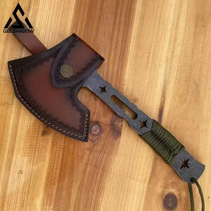 GS237 10mm Thick Miller Outdoor camping axe - Black - Pocket Knives