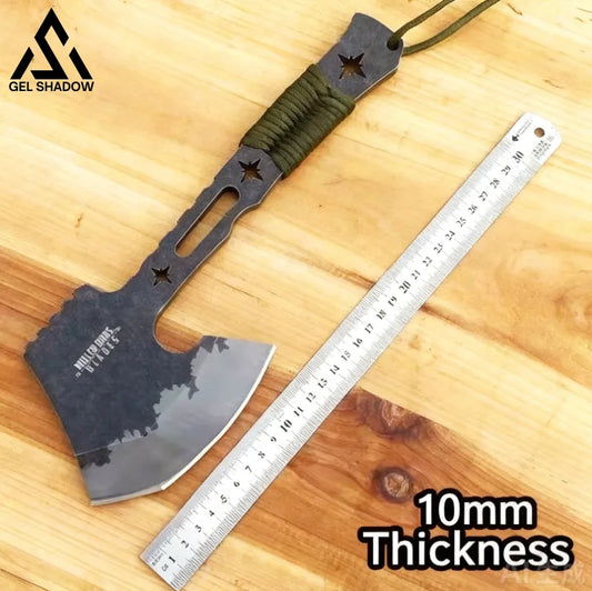 GS237 10mm Thick Miller Outdoor camping axe - Black - Pocket Knives