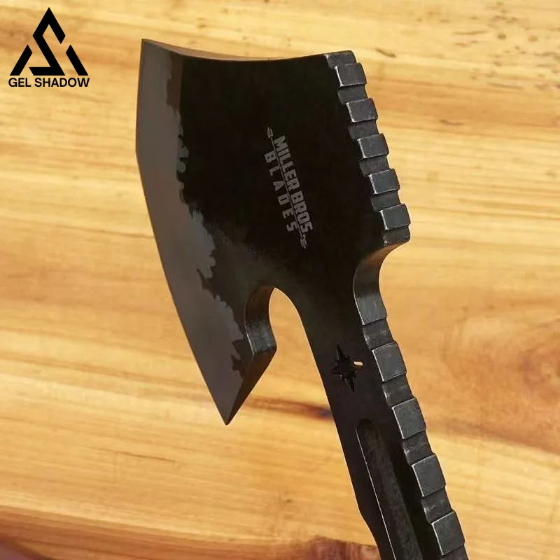 GS237 10mm Thick Miller Outdoor camping axe - Black - Pocket Knives