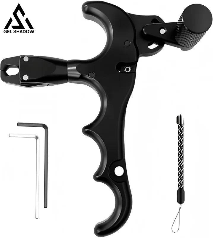 GS237 Bow Release for Compound Slingshot Archery Release Trigger Compound Thumb Release.