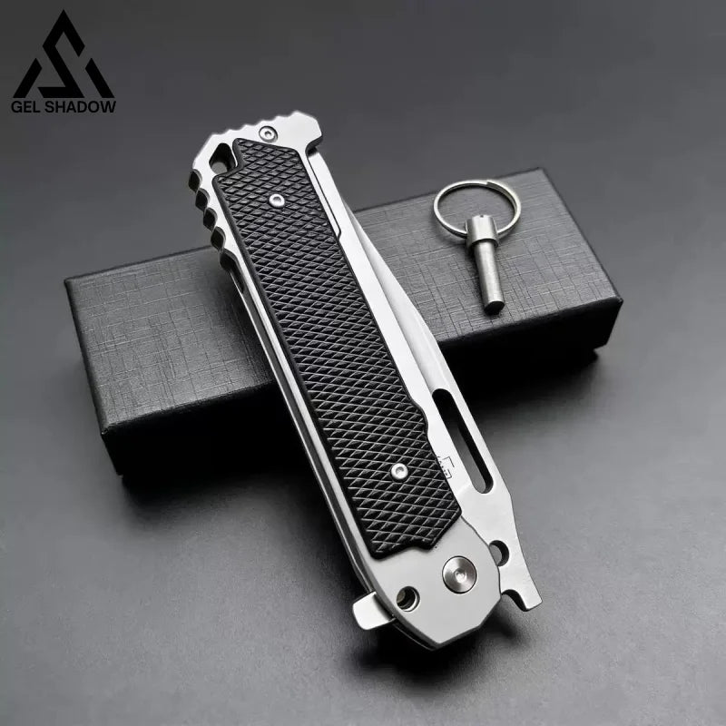 GS267 BOKER Folding Knife D2 Satin Blade MM-UGD-FLD - Silver - 未分类