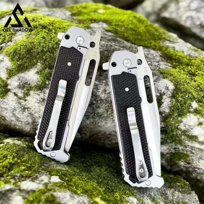 GS267 BOKER Folding Knife D2 Satin Blade MM-UGD-FLD - Silver - 未分类