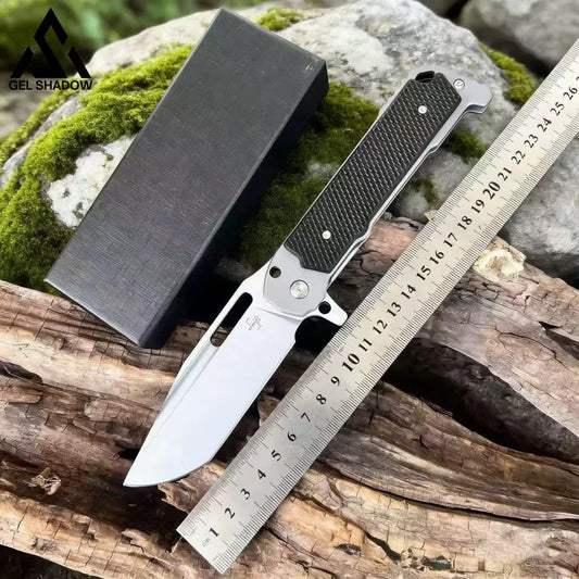 GS267 BOKER Folding Knife D2 Satin Blade MM-UGD-FLD - Silver - 未分类