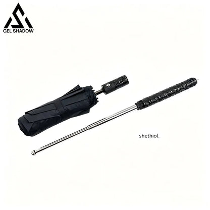 GS268 Mult Funtional Umbrella inside Extendable Baton Defensive