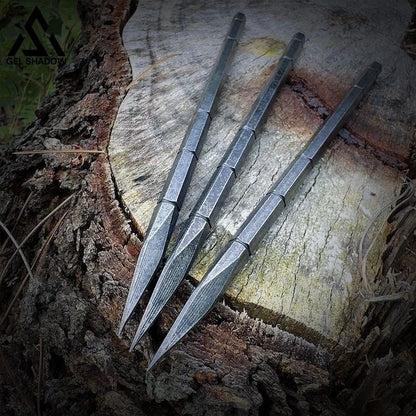 GS270 Tactical Fixed Blade 3pcs Knife With K sheath Darts Flying Knifes Ninjia - 3pcs Set - KNIVES