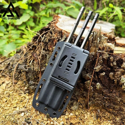 GS270 Tactical Fixed Blade 3pcs Knife With K sheath Darts Flying Knifes Ninjia - 3pcs Set - KNIVES