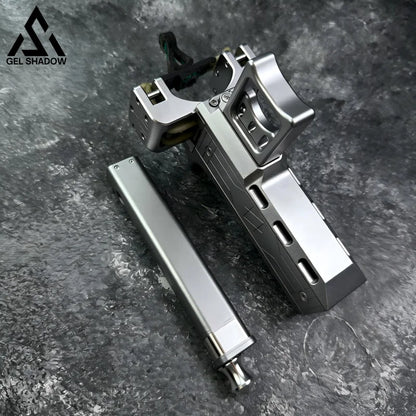 GS272 Semi-auto V5 Slingshot with Double Magazine High Precision CNC Aluminum Alloy - Slingshot + 1 Magazine