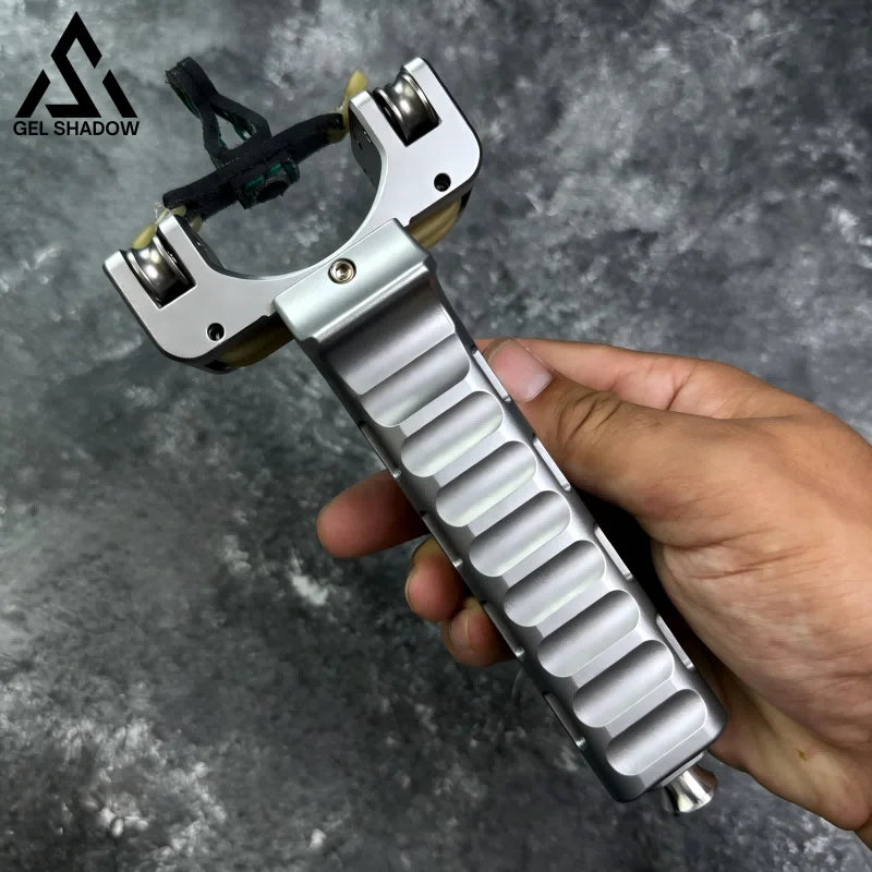 GS272 Semi-auto V5 Slingshot with Double Magazine High Precision CNC Aluminum Alloy - Slingshot + 1 Magazine