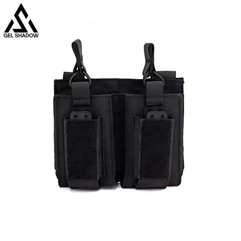 GS273 Tactical pouch dual quick-release holster magazine accessory bag - Black