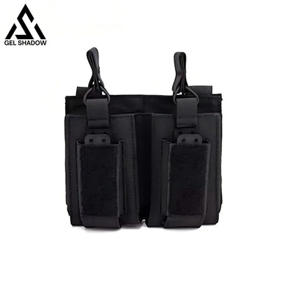 GS273 Tactical pouch dual quick-release holster magazine accessory bag - Black