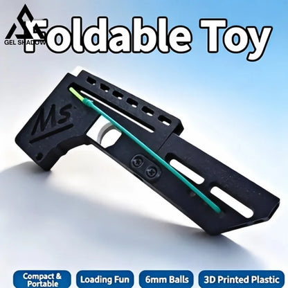 GS275 3D‑Printed Foldable Card Launcher Slingshot - Black