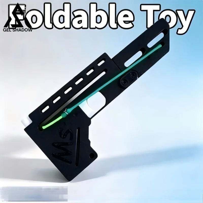 GS275 3D‑Printed Foldable Card Launcher Slingshot - Black