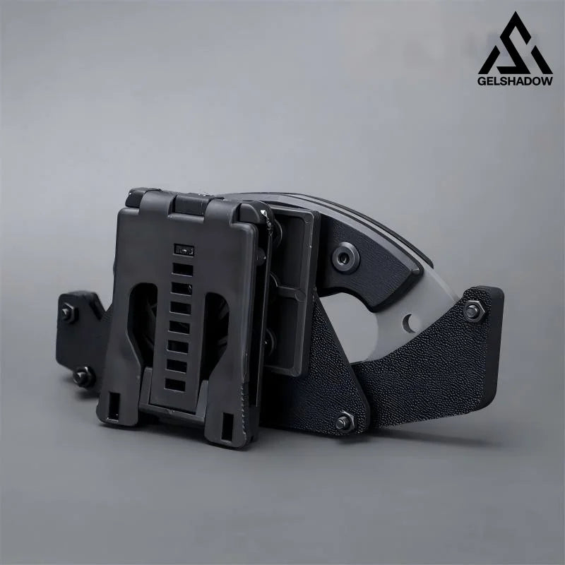 GS277 Tactical Brass Knuckles With Quick Response Shealth Knuckle Duster