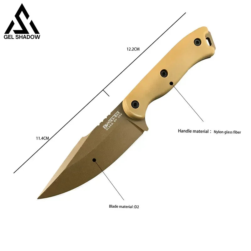 Ka-Bar Bk18 Short Harpoon Fixed Blade Tactical Outdoor Knife Knives