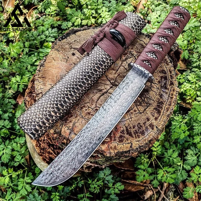 Katana Vg10 Ninja Samurai Damascus Hunting Knife Knives