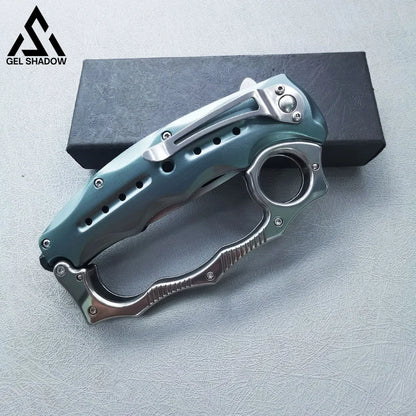 Knuckle Style Knife Mecha Spring Assist Knife Pocket Knives