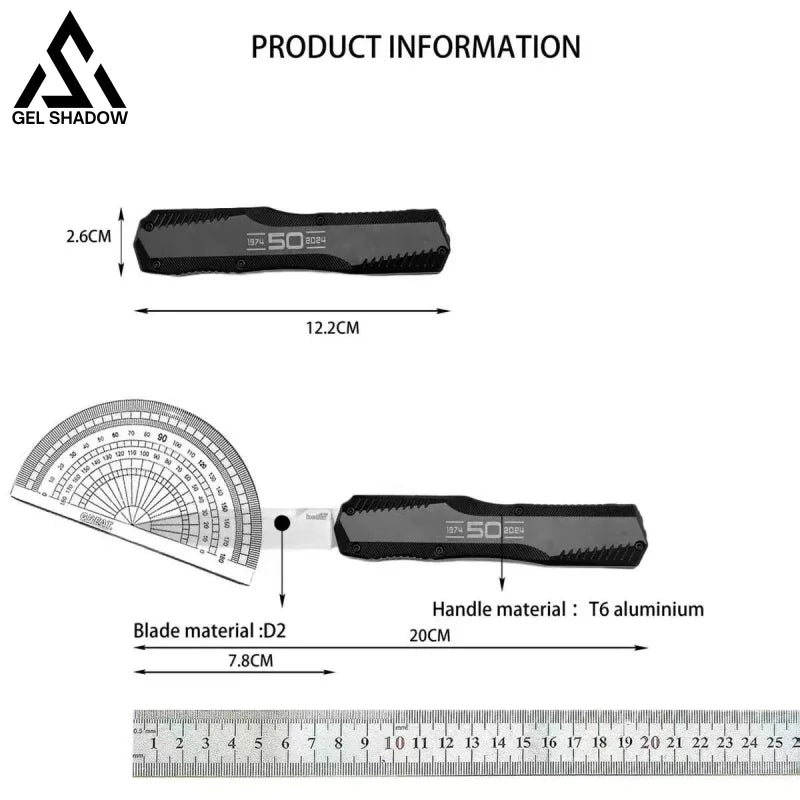 KS9000 DE OT* - Blk Aluminum (3.45 ’ CPM-MagnaCut)-GS147 50th Anniversary Edition - BRASSKNUCKLE