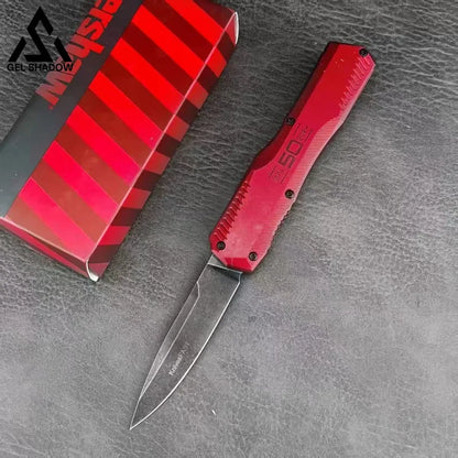 KS9000 DE OT* - Blk Aluminum (3.45 ’ CPM-MagnaCut)-GS147 50th Anniversary Edition - Red - BRASSKNUCKLE