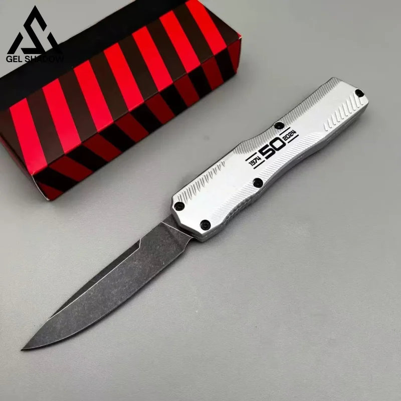 KS9000 DE OT* - Blk Aluminum (3.45 ’ CPM-MagnaCut)-GS147 50th Anniversary Edition - Silver - BRASSKNUCKLE