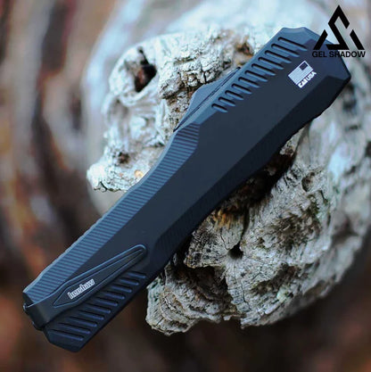 KS DE OTF - Blk Aluminum (3.45 ’ CPM-MagnaCut)-GS147 BRASSKNUCKLE