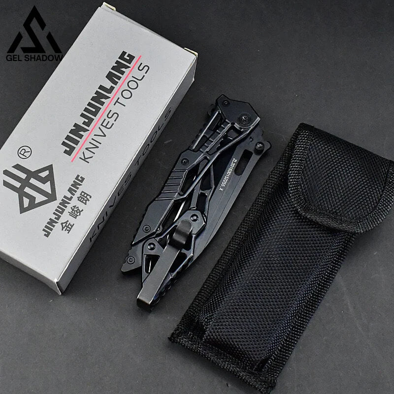 Mechanical Armor Magic Folding Knife Black Pocket Knives