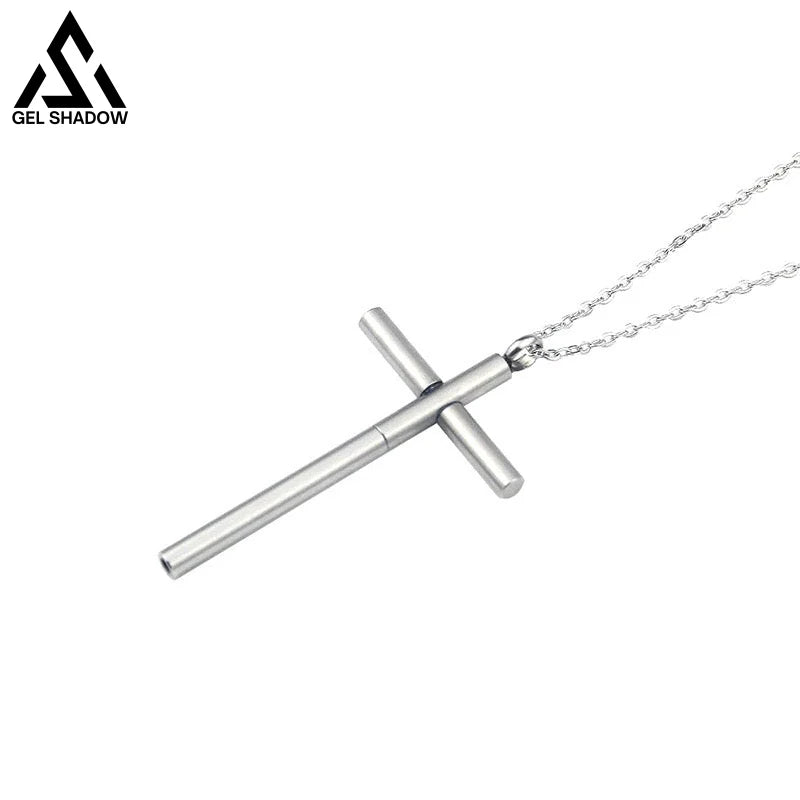 Metal Self Defense Necklace Needle Knife Cross B Best Sellers