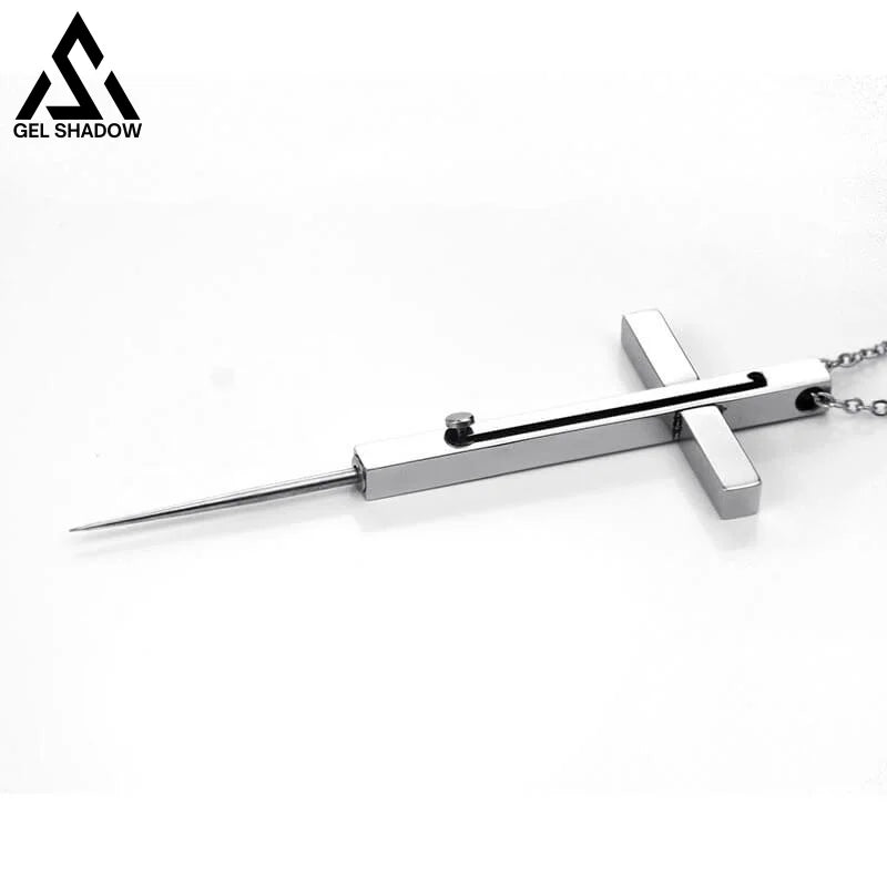 Metal Self Defense Necklace Needle Knife-GS105 BEST SELLERS