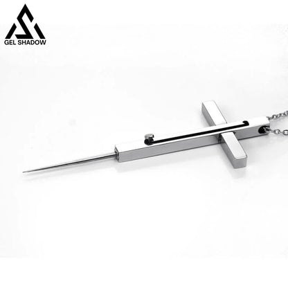 Metal Self Defense Necklace Needle Knife-GS105 BEST SELLERS