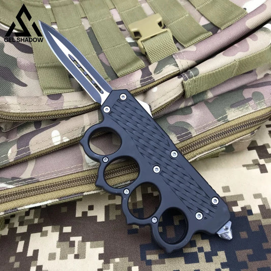 Microtech Knuckle Trench Tactical Otf Knife A Pocket Knives
