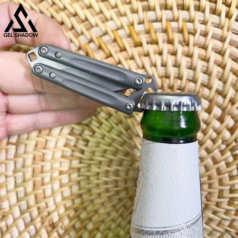 Mini Butterfly Knife Keychain Pocket Knives