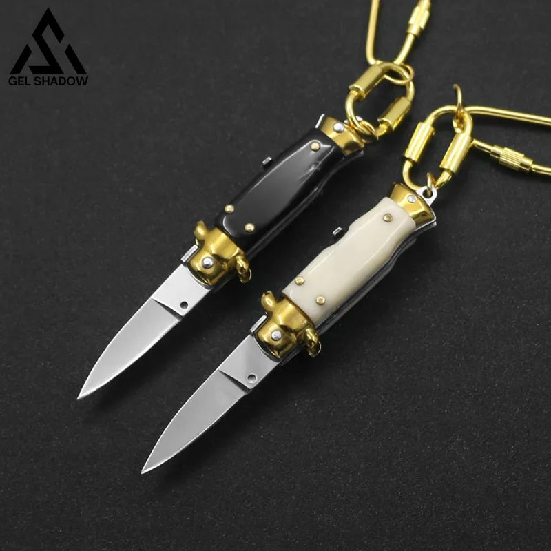 Mini Italian Stiletto Akc Switch Blade Express Keychain Knives