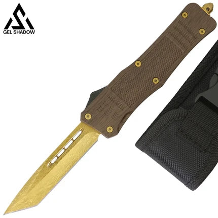 MT OT* Pocket Golden Rainbow Blue KNIFE-GS11
