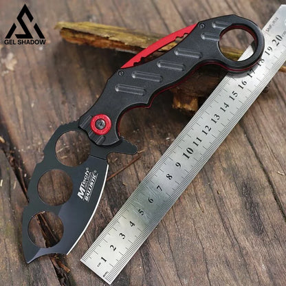 Mtech Usa Ballistic Knuckle Folding Knife Red Pocket Knives