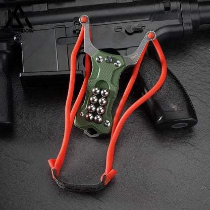 Multifunctional Knife Slingshot G10 Edc Pocket Folding Knife Green Knives