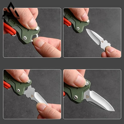 Multifunctional Knife Slingshot G10 Edc Pocket Folding Knife Knives