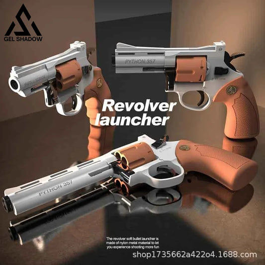 New Revolver Zp5 357 Soft Bullet Launcher