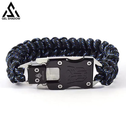 Outdoor Bracelet Knife Transformers Pattern Black